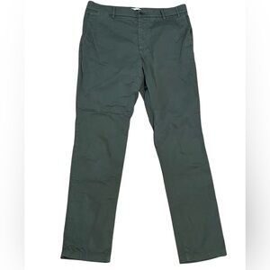 Norse Projects Olive Green Slim Pants Size 36 Chino Work Mens